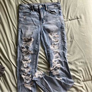 American Eagle ripped jeans